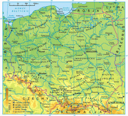 Sumaryczne zestawienie długości rzek i tras